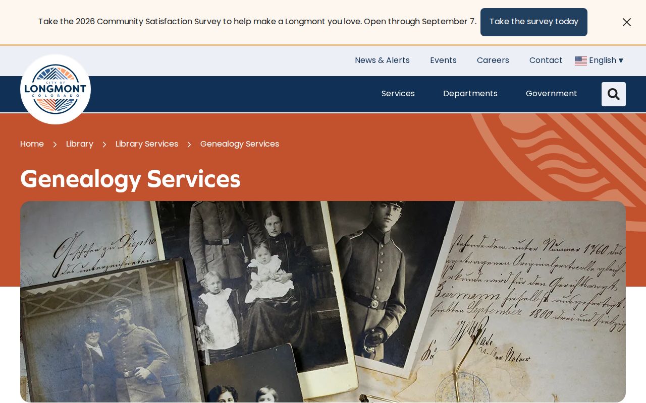 Longmont city directory library genealogy collection