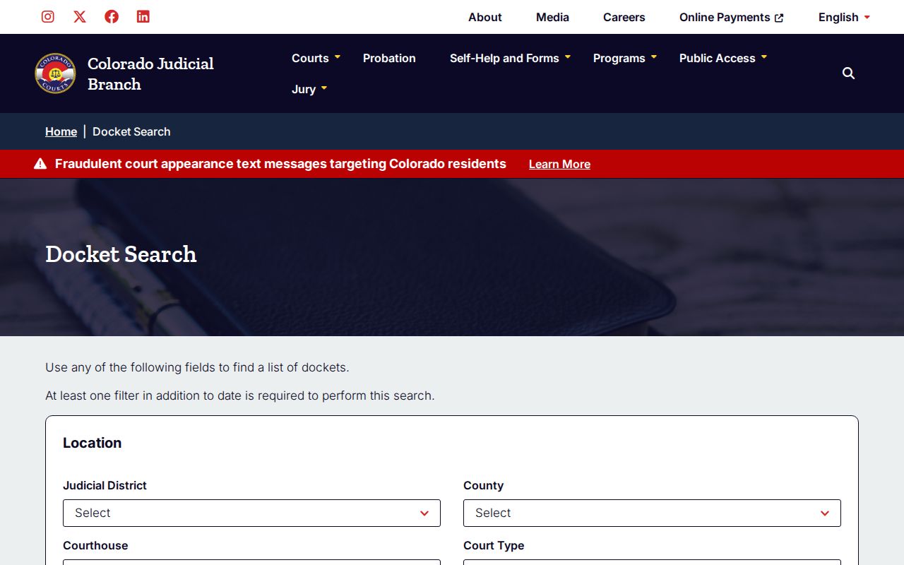 Longmont residents directory Colorado docket search