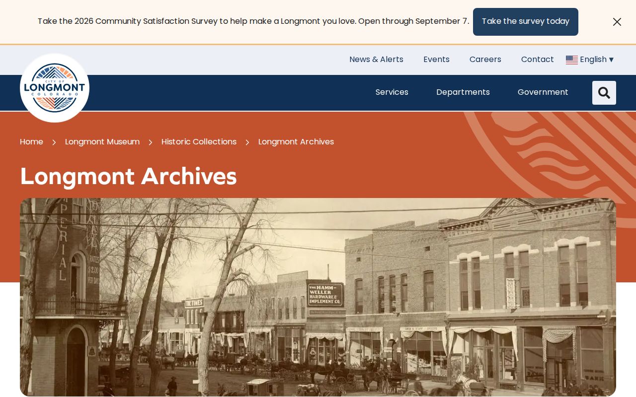 Longmont previous residents Longmont Archives research route